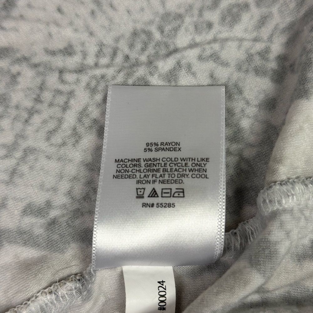 Express Gray Multi Snake Print Rayon T-Shirt Dres… - image 4